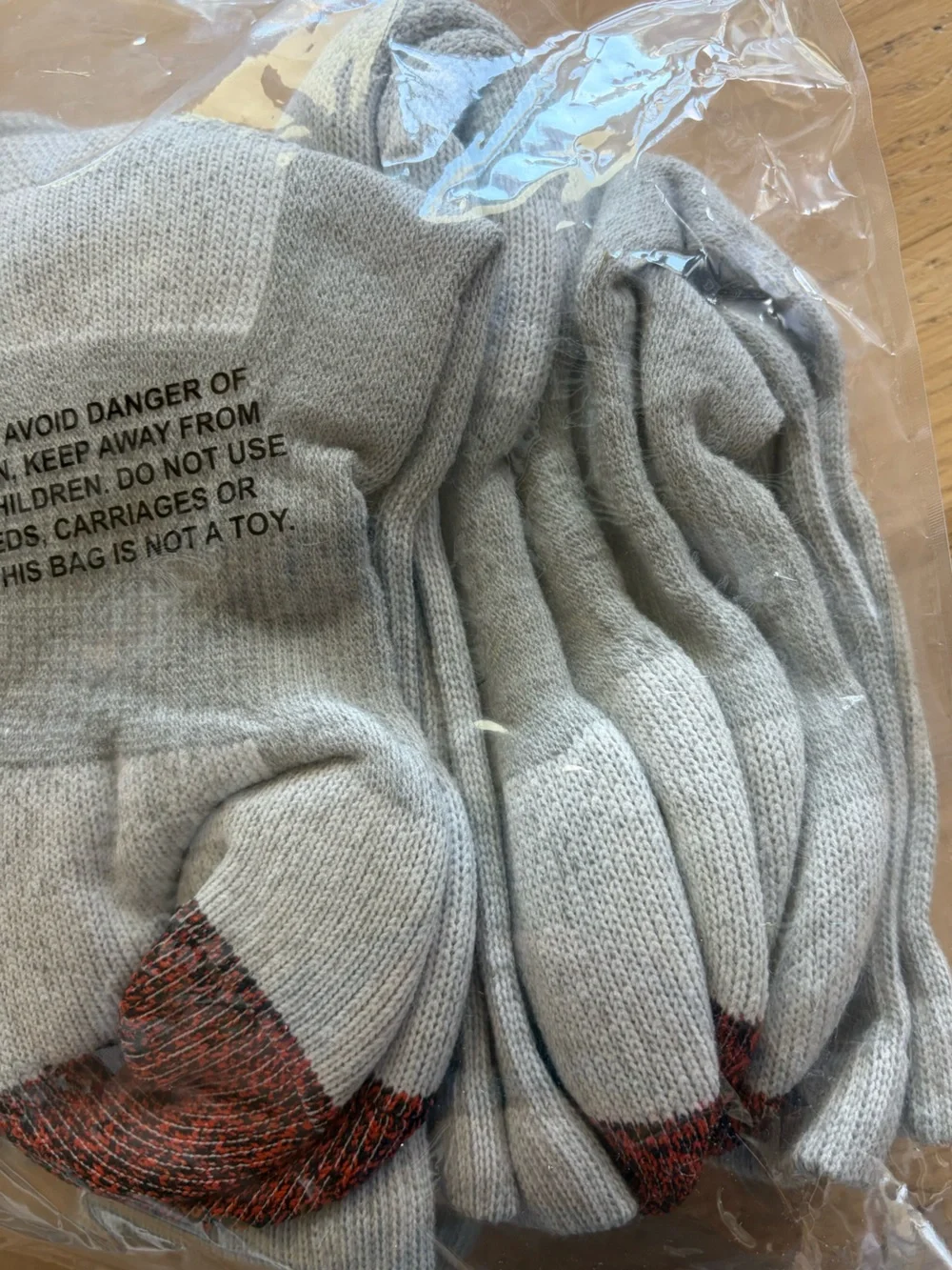 Duluth Trading Co Lightweight Everyday Crew Socks - Light Gray (6 Pack) Size L